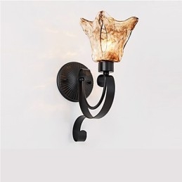 Wandleuchte Einfache Wohnzimmerleuchte Eisen Dekorative Schlafzimmer Nachttischlampe Flurlampe