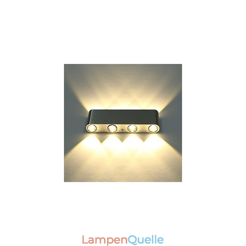 Moderne Wand Leuchte Leuchte Innen Flur Wand Lampe Aluminium Dekorative Beleuchtung Integrierte