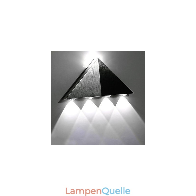 Moderne Dreieck-Wandleuchter-Leuchte für den Innenbereich, Flur, Up- und Down-Wandleuchte, Spot-Licht, Aluminium, dekorative Beleuchtung für Studio-Restaurants
