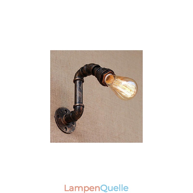 Nostalgie Einfache Wasserpfeife Dekorative Kleine Wandleuchte Wandleuchte