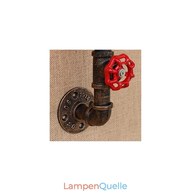 Nostalgie Einfache Wasserleitung Dekorative Kleine Wandleuchte Wandleuchte