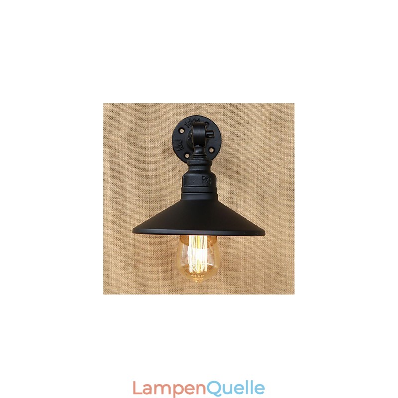 Industriellen Stil Nordic Wasserrohr Wandleuchte Wandleuchte Schwarz
