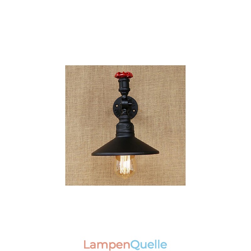 Rustikale Lodge Malerei Funktion für Ambient Light Wandleuchten Wandleuchte Schwarz