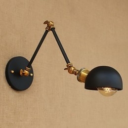 Nostalgische kreative Restaurant-Bar-Wandleuchte mit langem Arm