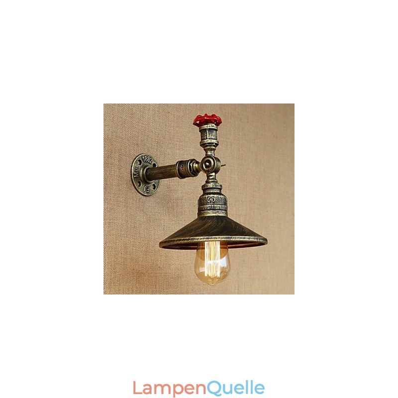 Retro Restaurant Edison Industrieschläuche Single Head Schmuck Wandleuchte