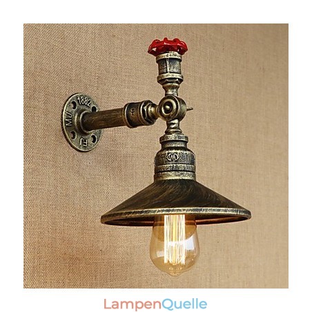 Retro Restaurant Edison Industrieschläuche Single Head Schmuck Wandleuchte Retro Restaurant Edison Industrieschläuche Single Head Schmuck Wandleuchte