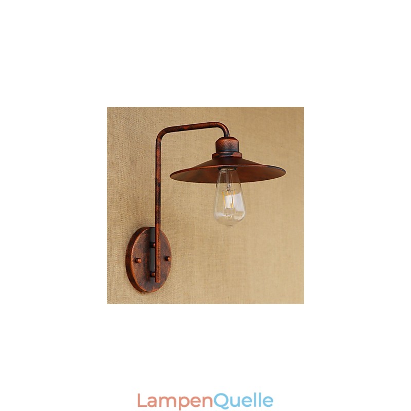 Modernes, zeitgenössisches rustikales Lodge-Malerei-Feature für Downlight-Wandleuchten im Mini-Stil