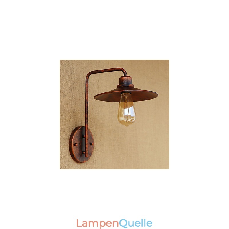 Modernes, zeitgenössisches rustikales Lodge-Malerei-Feature für Downlight-Wandleuchten im Mini-Stil