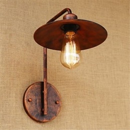 Modernes, zeitgenössisches rustikales Lodge-Malerei-Feature für Downlight-Wandleuchten im Mini-Stil