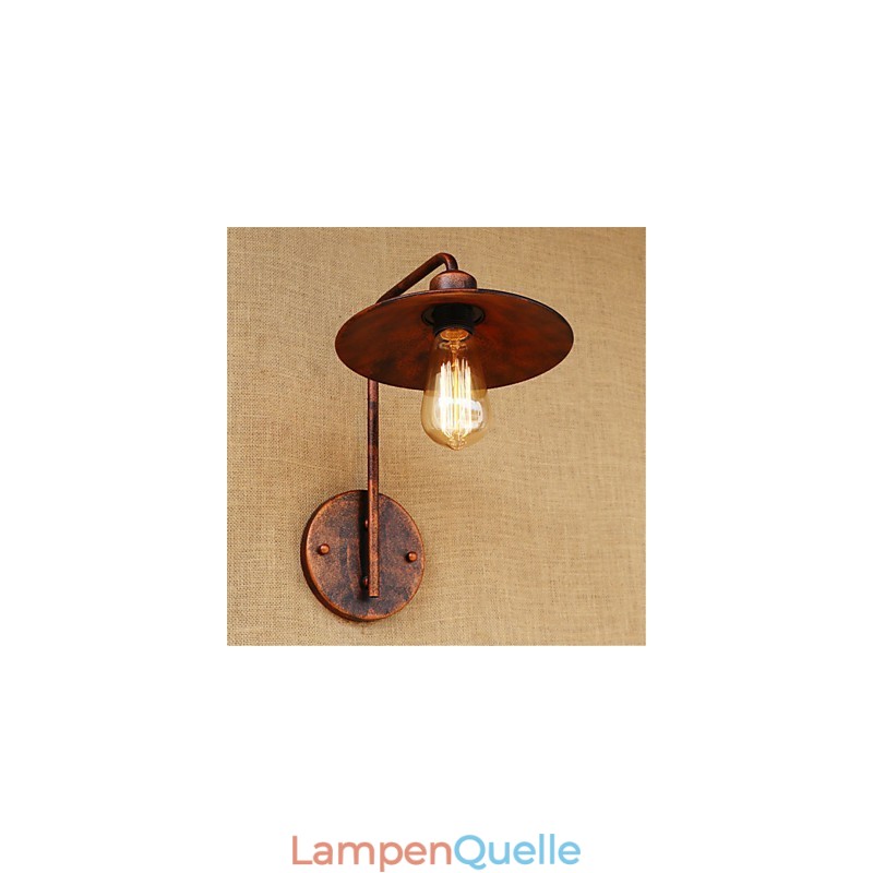 Modernes, zeitgenössisches rustikales Lodge-Malerei-Feature für Downlight-Wandleuchten im Mini-Stil
