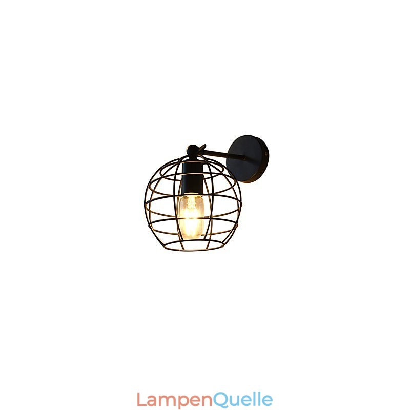Ziegel Hohl Runde Eisen Wand Lampe Dumm Schwarz Amerikanischen Dekoration Lichtschwert Lampe Auf Wand