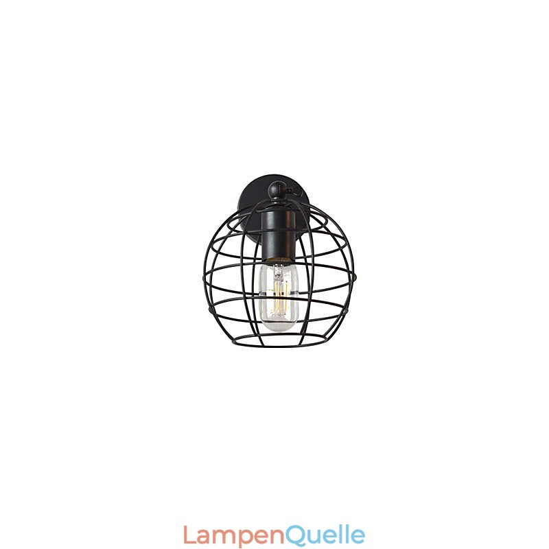 Ziegel Hohl Runde Eisen Wand Lampe Dumm Schwarz Amerikanischen Dekoration Lichtschwert Lampe Auf Wand