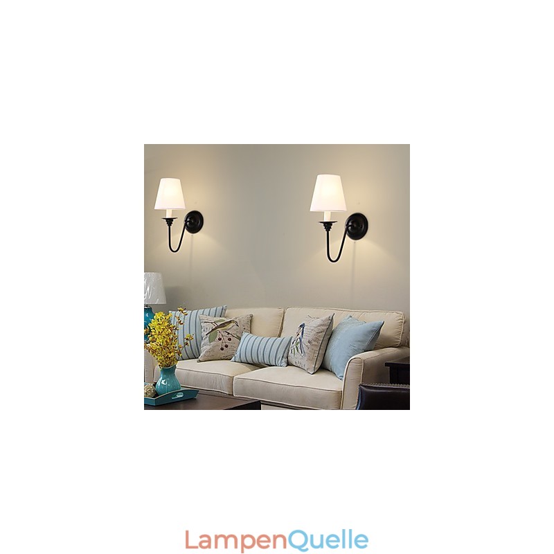 Rustic Lodge Wandleuchter mit schwarzem Oxid-Finish, Funktion zum Schutz der Augen, Umgebungslicht
