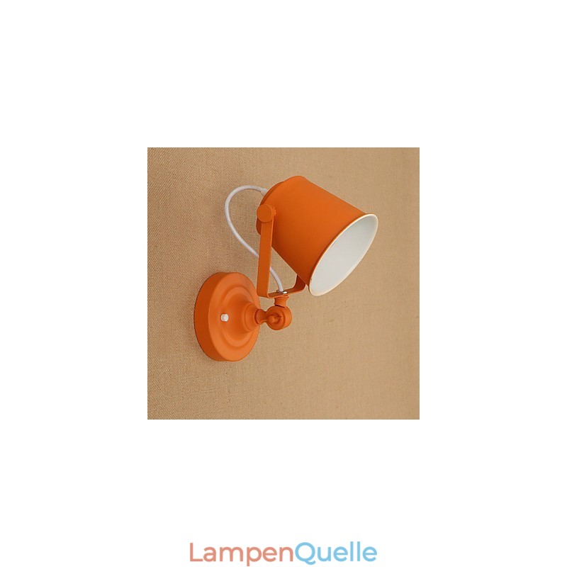 Wandleuchte aus lackiertem Stahl, dumme schwarze amerikanische Kaffeedekoration, Retro-Wandleuchte, Lichtschwertlampe an der Wand