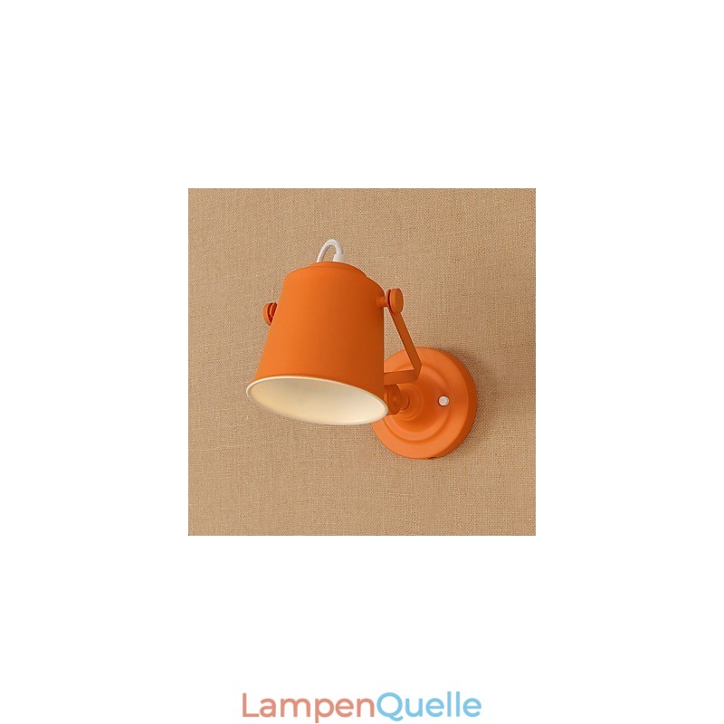 Wandleuchte aus lackiertem Stahl, dumme schwarze amerikanische Kaffeedekoration, Retro-Wandleuchte, Lichtschwertlampe an der Wand