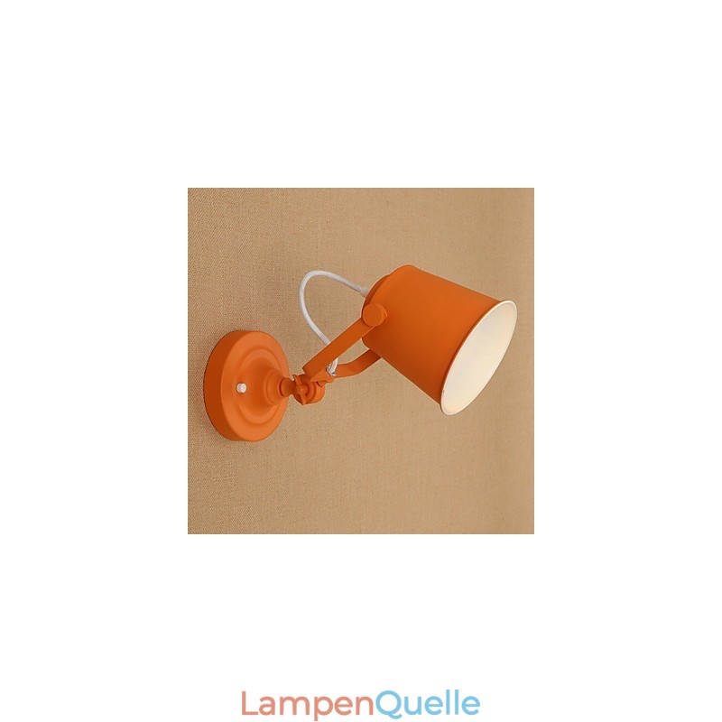 Wandleuchte aus lackiertem Stahl, dumme schwarze amerikanische Kaffeedekoration, Retro-Wandleuchte, Lichtschwertlampe an der Wand