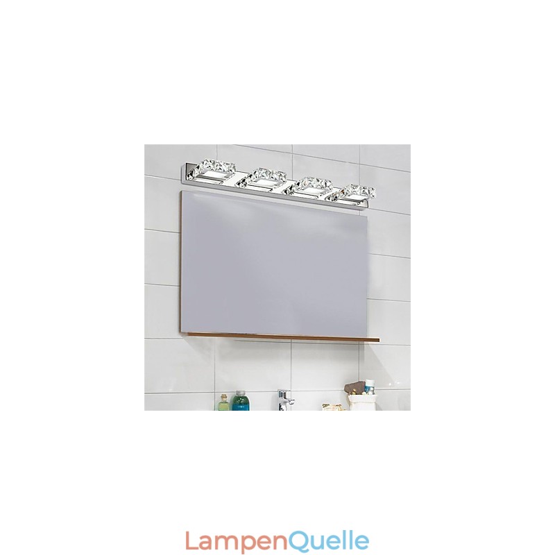Badezimmer-Waschtischleuchte, Kristall-Make-up-Spiegelleuchte, 4 Lichter, Badezimmer-Schlafzimmerbeleuchtung