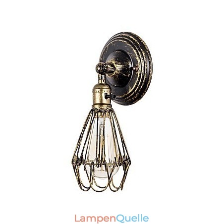 Wandleuchten Vintage Indoor Winkel einstellbar Metall Wandleuchte Retro Draht Käfig Wandleuchte Wandleuchten Vintage Indoor Winkel einstellbar Metall Wandleuchte Retro Draht Käfig Wandleuchte
