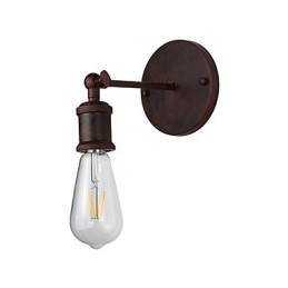 Wandleuchte Wandleuchten Wand Eisen Wandlampe dumm schwarz Lichtschwert Lampe an der Wand