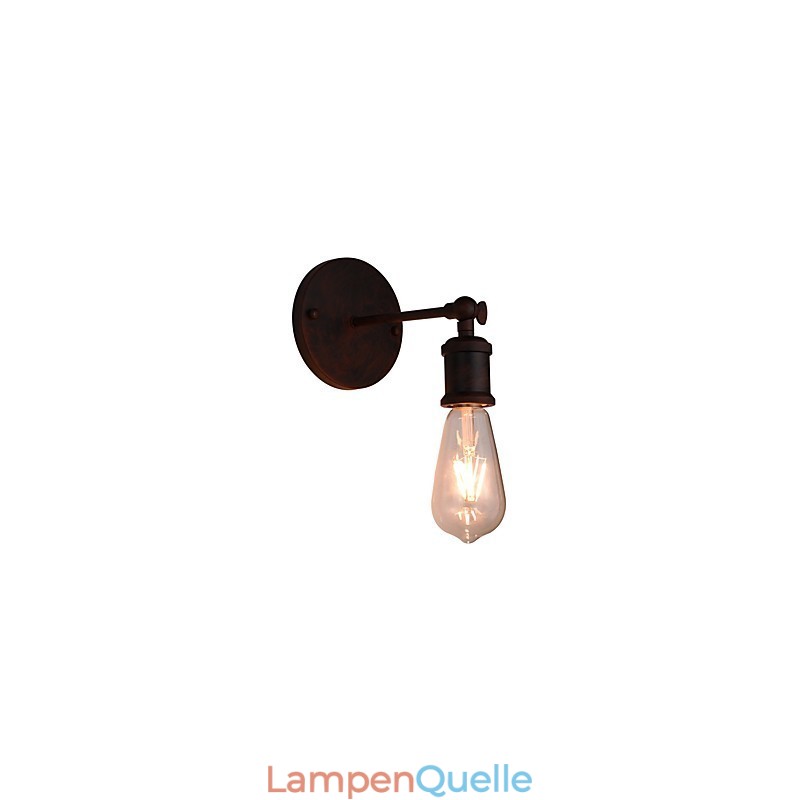 Wandleuchte Wandleuchten Wand Eisen Wandlampe dumm schwarz Lichtschwert Lampe an der Wand