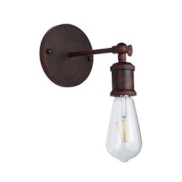 Wandleuchte Wandleuchten Wand Eisen Wandlampe dumm schwarz Lichtschwert Lampe an der Wand