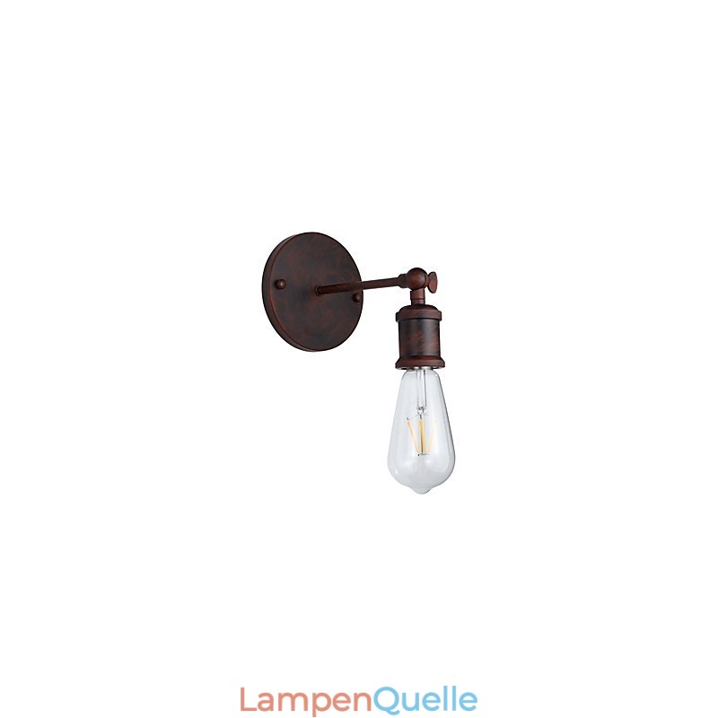 Wandleuchte Wandleuchten Wand Eisen Wandlampe dumm schwarz Lichtschwert Lampe an der Wand