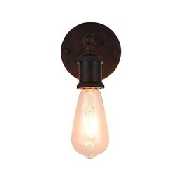 Wandleuchte Wandleuchten Wand Eisen Wandlampe dumm schwarz Lichtschwert Lampe an der Wand