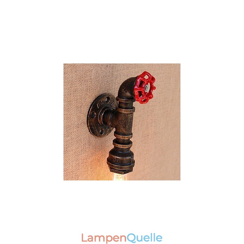Nostalgie Einfache Wasserpfeife Dekorative Kleine Wandleuchte Wandleuchte