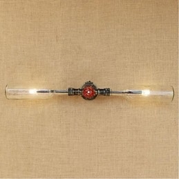 Retro Industrie Wind Designer Wasserflasche Lampe Wandleuchte Grau