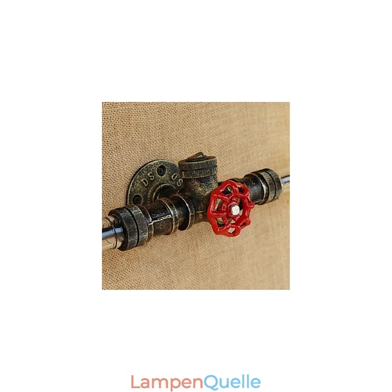 Retro Industrie Wind Designer Wasserflasche Lampe Wandleuchte Grau