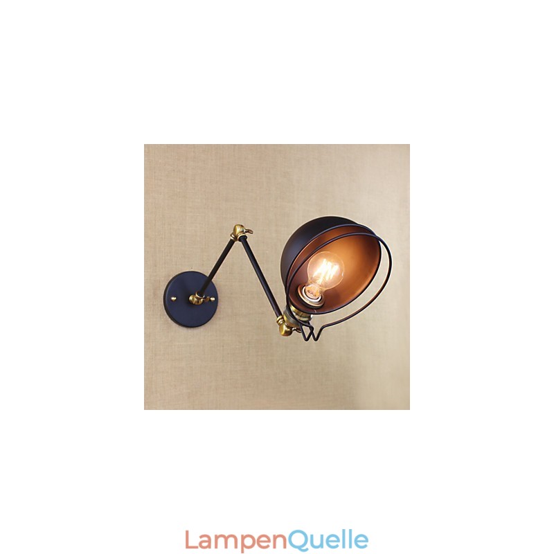 Industrielle Retro-Wandleuchte im europäischen Stil, Dorfcharakterbeleuchtung, dekorative Wandleuchte mit Eisenarm