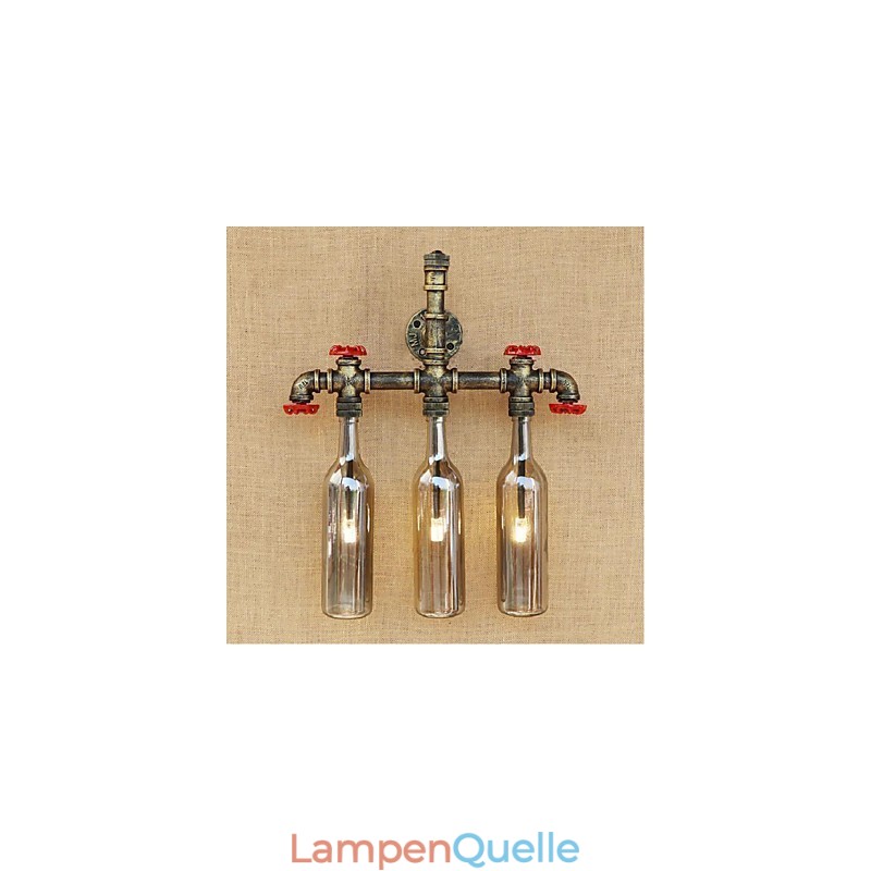 Wasserflasche Wandleuchte Wandleuchte Grau