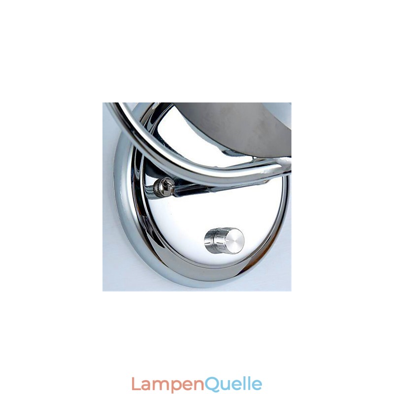 Moderne zeitgenössische Silber-Funktion für Ambient Light Wandleuchten Wandleuchte