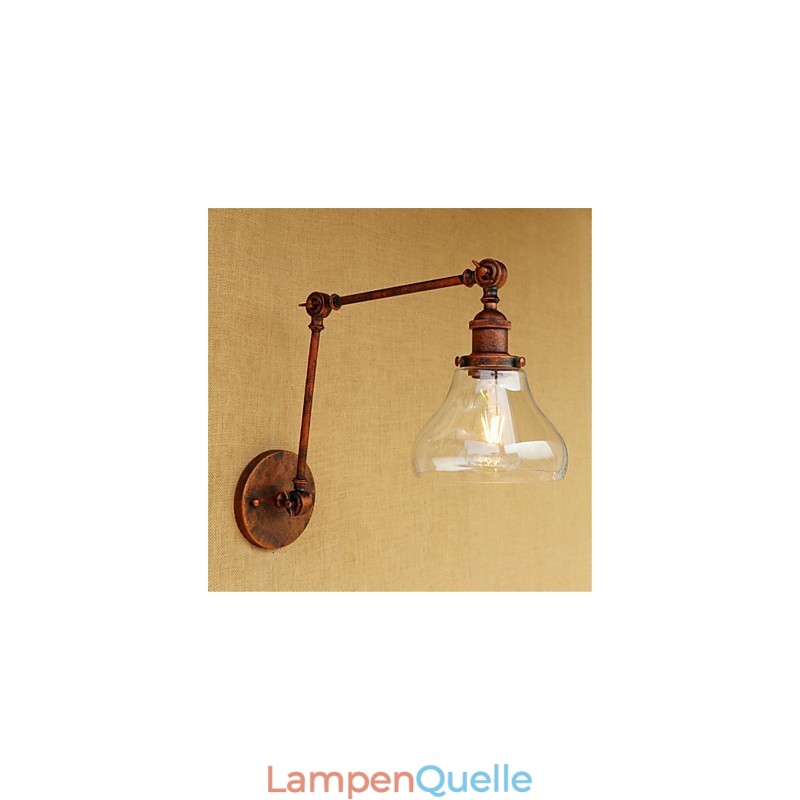 Land Retro Galvanisierte Funktion für Mini Stil Augenschutz Umgebungs Licht Schaukel Arm Lichter Wand