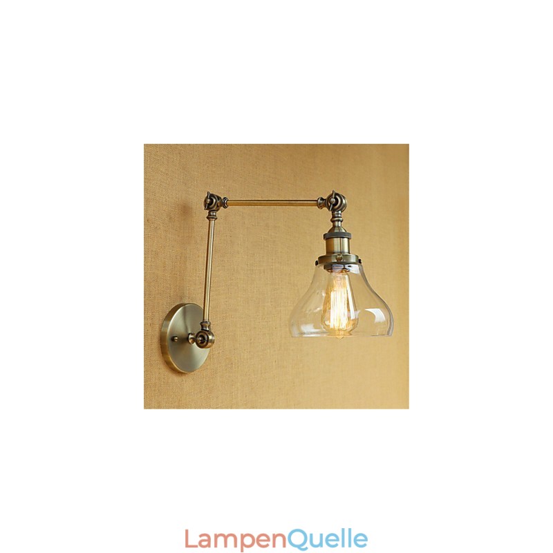 Land Retro Galvanisierte Funktion für Mini Stil Augenschutz Umgebungs Licht Schaukel Arm Lichter Wand