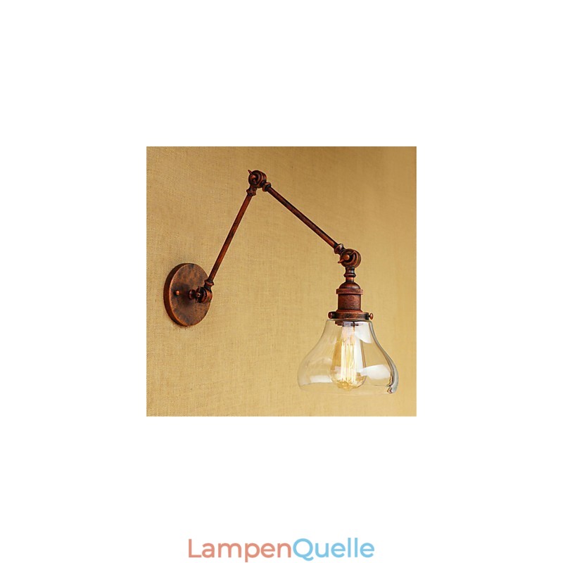 Land Retro Galvanisierte Funktion für Mini Stil Augenschutz Umgebungs Licht Schaukel Arm Lichter Wand