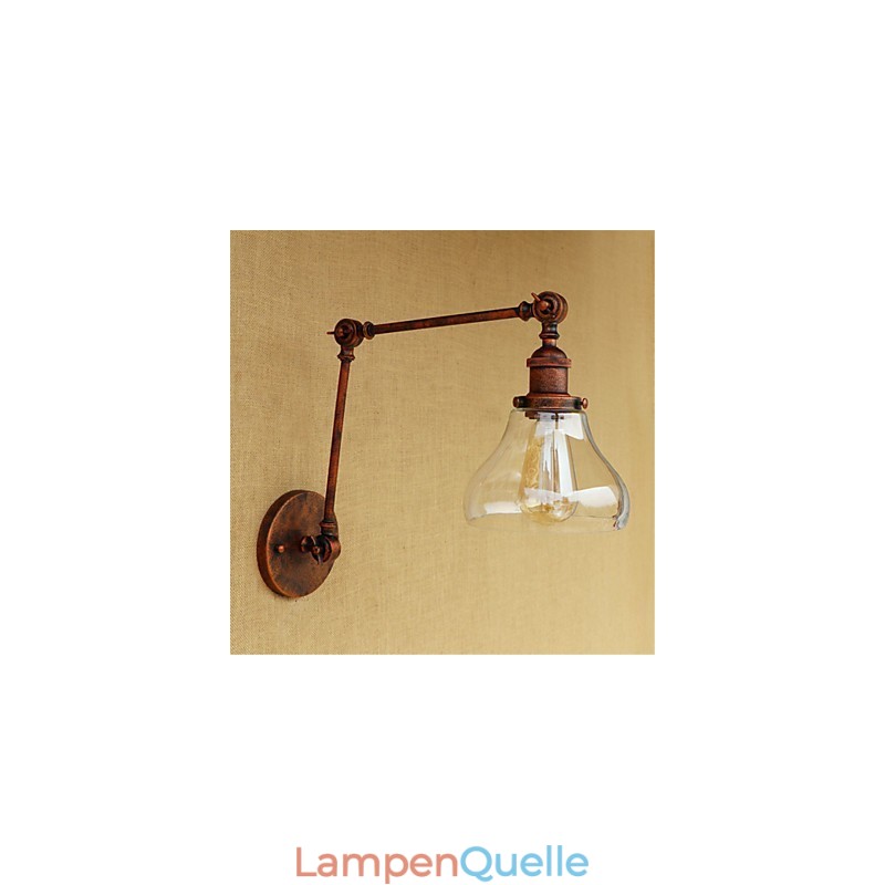 Land Retro Galvanisierte Funktion für Mini Stil Augenschutz Umgebungs Licht Schaukel Arm Lichter Wand