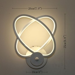 Kreative Wandleuchte Nachttisch Wand Flur Studie Mode Aluminium Lampe