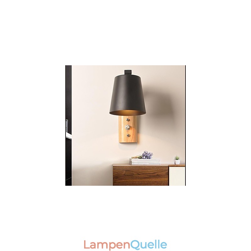 Modernes zeitgenössisches Landhaus-Schwarzoxid-Finish für Downlight-Wandleuchten
