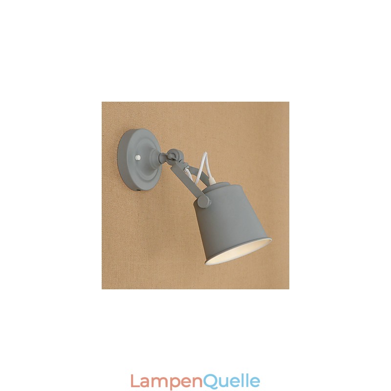 Wandleuchte aus lackiertem Stahl, dumme schwarze amerikanische Kaffeedekoration, Retro-Wandleuchte, Lichtschwertlampe an der Wand
