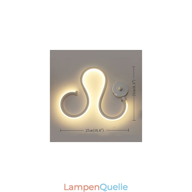 Moderne minimalistische Lampe Aluminiumlampe Schlafzimmer Nachttischlampe Dekoration Designer geformte Flurbeleuchtung kreative Wohnzimmerlampen