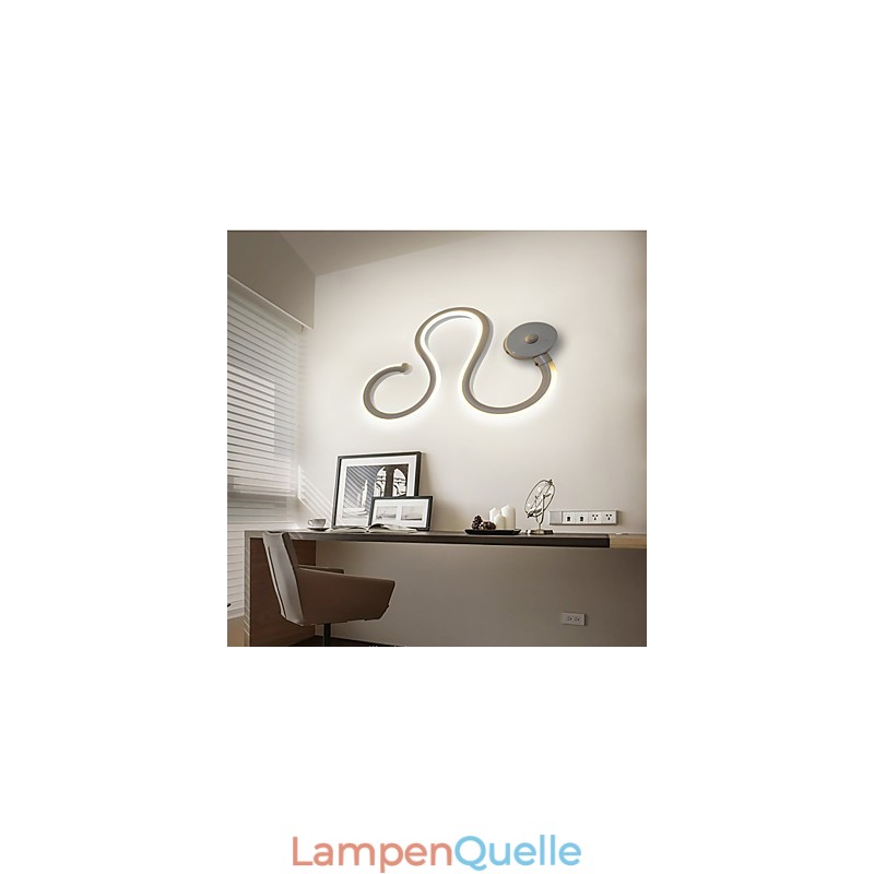 Moderne minimalistische Lampe Aluminiumlampe Schlafzimmer Nachttischlampe Dekoration Designer geformte Flurbeleuchtung kreative Wohnzimmerlampen
