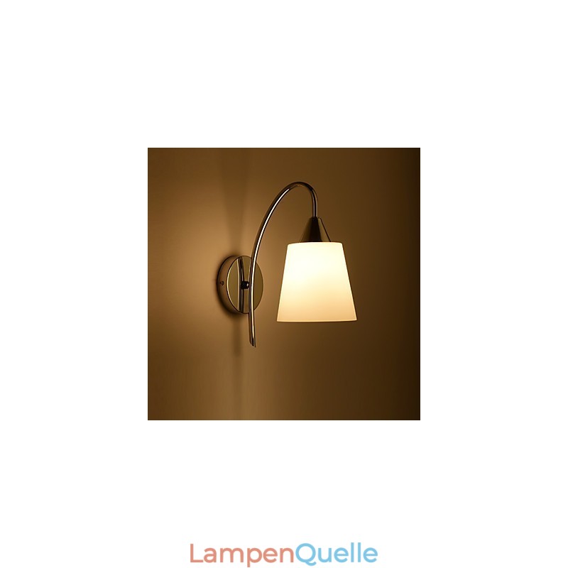 Glaswandlampe Wandleuchten Metallsockel für Wandleuchte