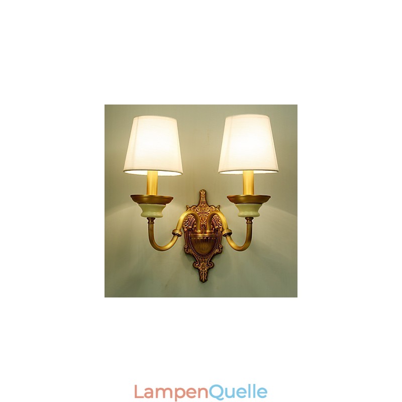 Einfaches Landhaus, traditionelles klassisches Messing-Feature für Wandleuchten im Mini-Stil, Uplight-Wandleuchter