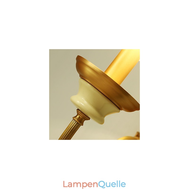 Einfaches Landhaus, traditionelles klassisches Messing-Feature für Wandleuchten im Mini-Stil, Uplight-Wandleuchter