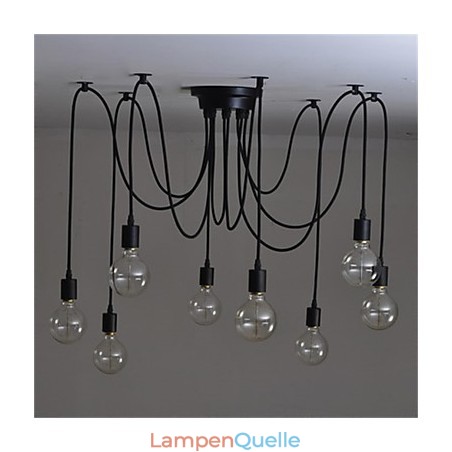 American Country Retro 8 Kopf Schönheit Blume Anhänger