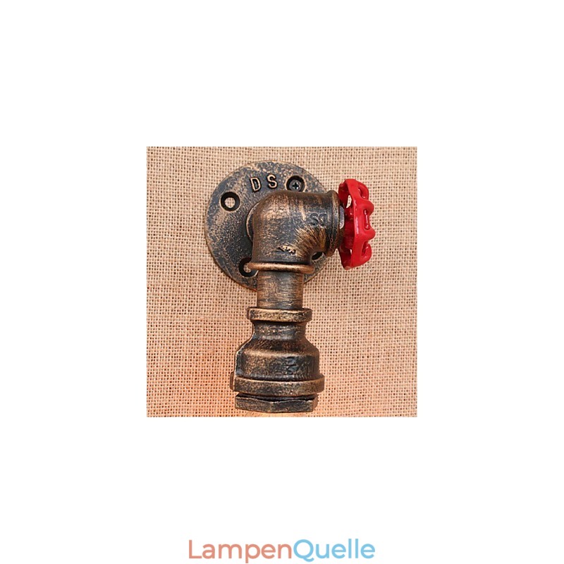 Nostalgie Einfache Wasserpfeife Dekorative Kleine Wandleuchte Wandleuchte
