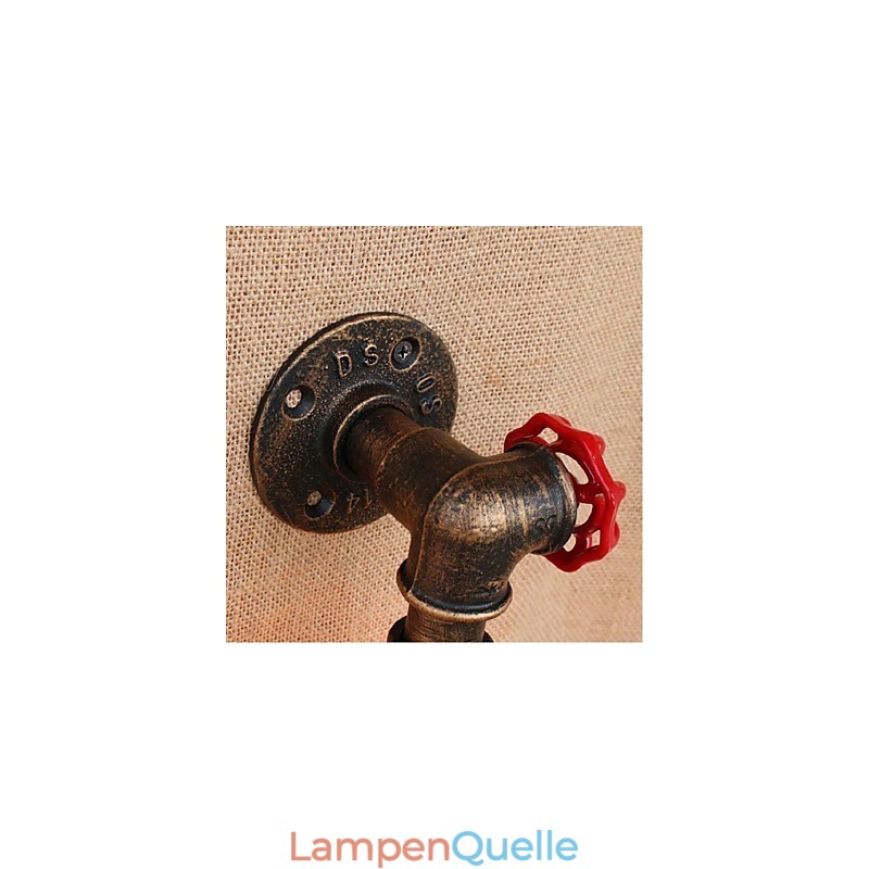 Nostalgie Einfache Wasserpfeife Dekorative Kleine Wandleuchte Wandleuchte