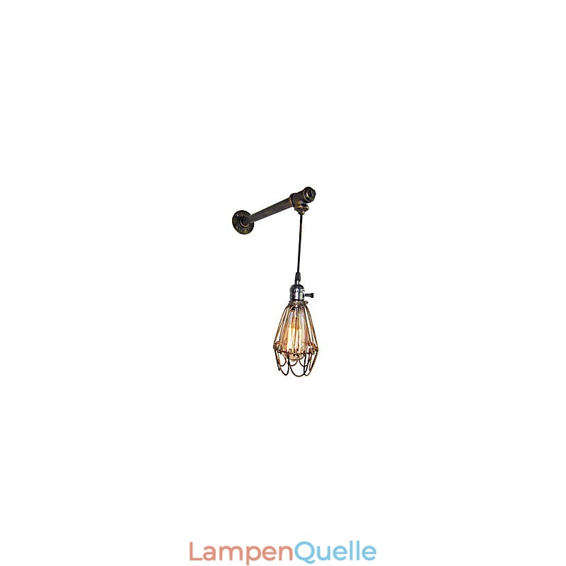 Loft vintage Wand Lichter Mit schalter Industrie Edison Mode Einfachheit Wand Leuchte Metall Basis Kappe