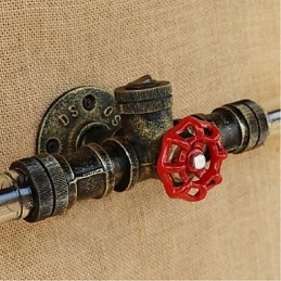 Retro American Village Creative Industry Wind Designer Wasserflasche Wandleuchte Wandleuchte Blau